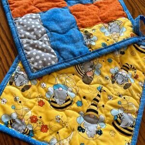 HANDMADE Farmhouse GNOME POTHOLDERS